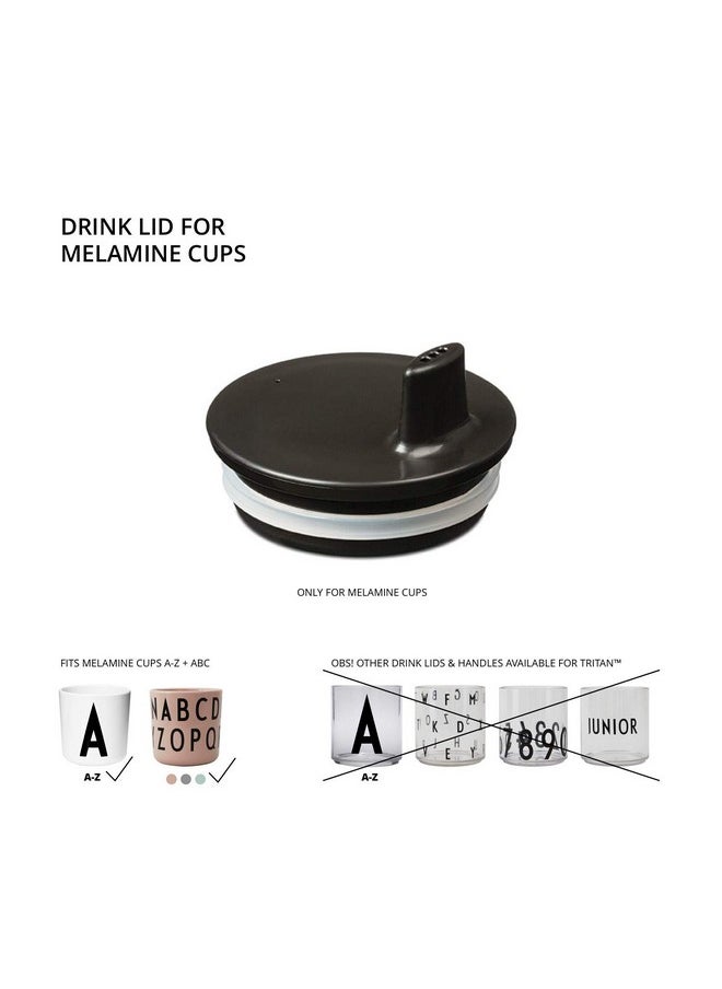 Design letters Design Letters Sippy Cup Lids for Melamine Cups Designed in Denmark | Durable Drink Lid for Babies, Toddlers & Kids | BPA & BPS Free, Food Safe Toddler Sippy Cup Lids | Dishwasher Safe Tight Fit Lids  - Image 1