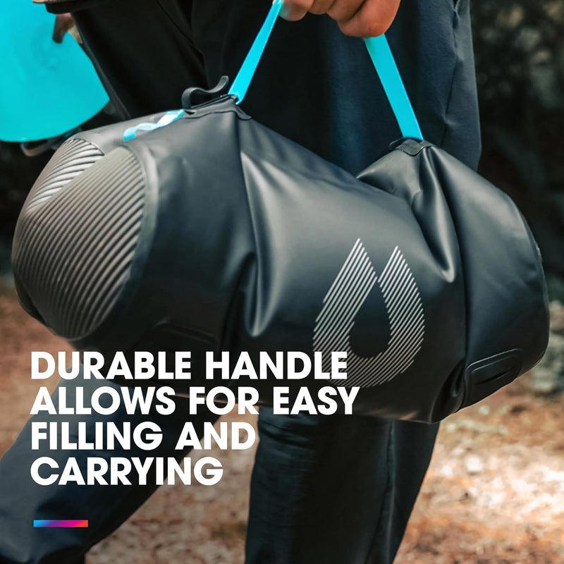 Hydrapak Expedition  Collapsible BPA  PVC Free Water Storage Bag 8L270oz  Chasm Black - Image 3