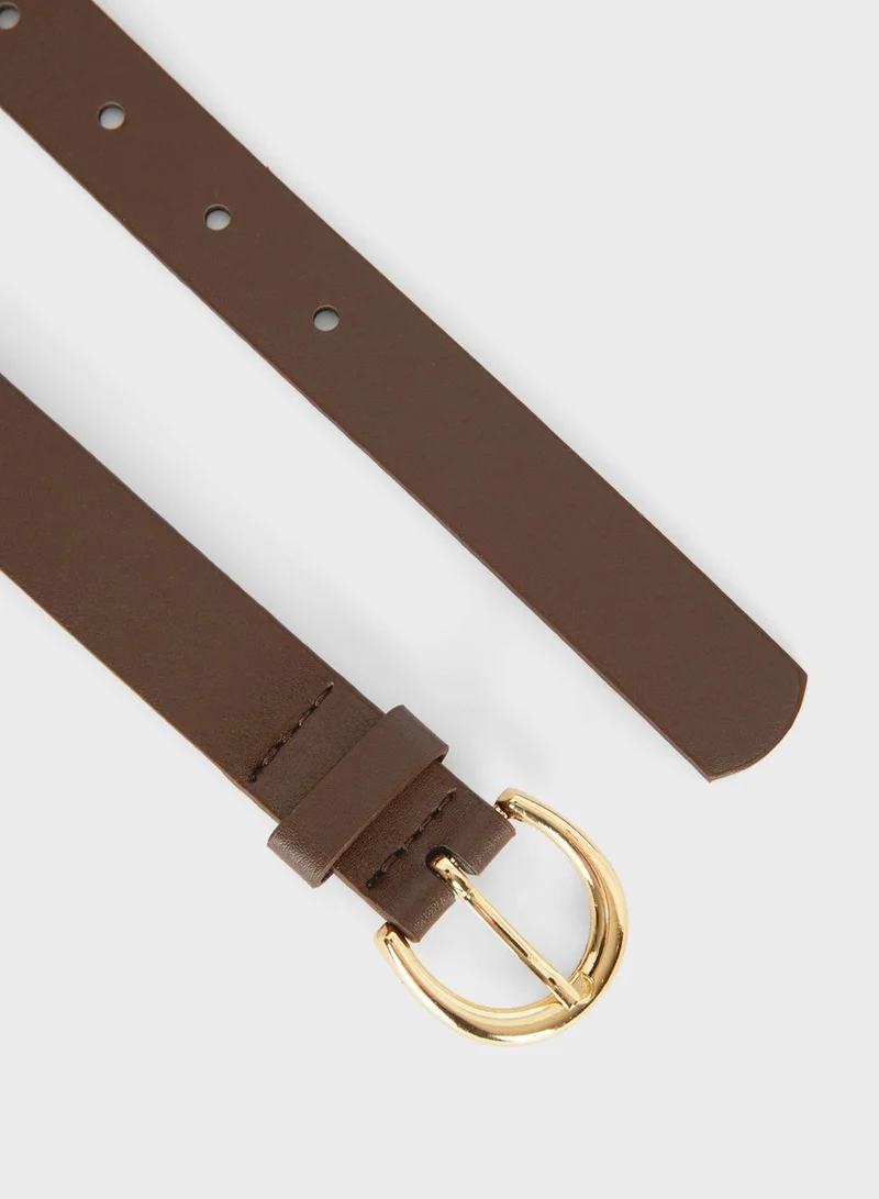 DeFacto Metal Buckle Allocated Whole Belt