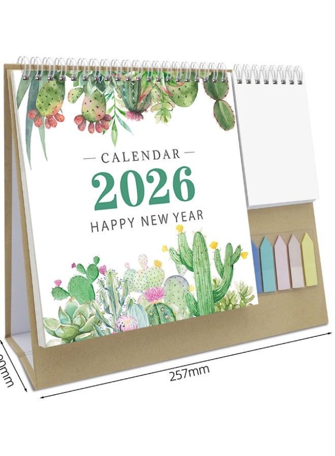 تقويم مكتب 2026 تقويم مكتبي صغير قابل للطي-2026 12 تقويم مكتبي شهري