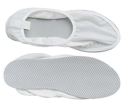 Secure Non Slip Shower Shoes for Men and Women - Slip Resistant Non Skid Tread Soles for Elderly Fall Prevention - Bathroom Slippers for Home, Gym, Spa, Hospital (Medium: W 6-8, M 5-7) White - Image 5