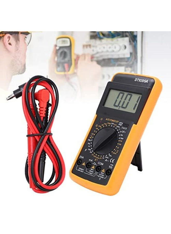 متعدد القياسات الرقمي ProSeries DT9205A – جهاز اختبار الجهد True RMS مع نطاق تلقائي وشاشة LCD وحماية من الحمل الزائد - Image 4