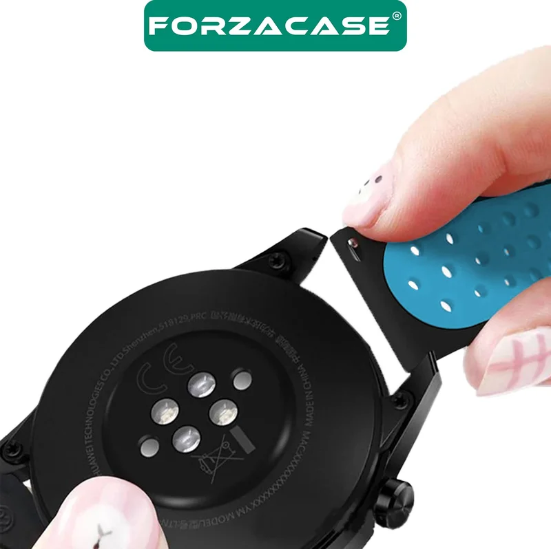 Forzacase FC137 Xiaomi Watch 2 Pro Compatible Silicone Band Strap with Hole