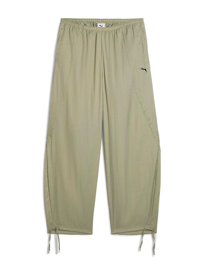 PUMA olive green Dare To Woven Sweatpants for Women | Best Price UAE