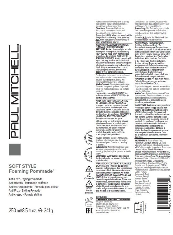 Paul Mitchell Foaming Pomade (250ml) - Image 4