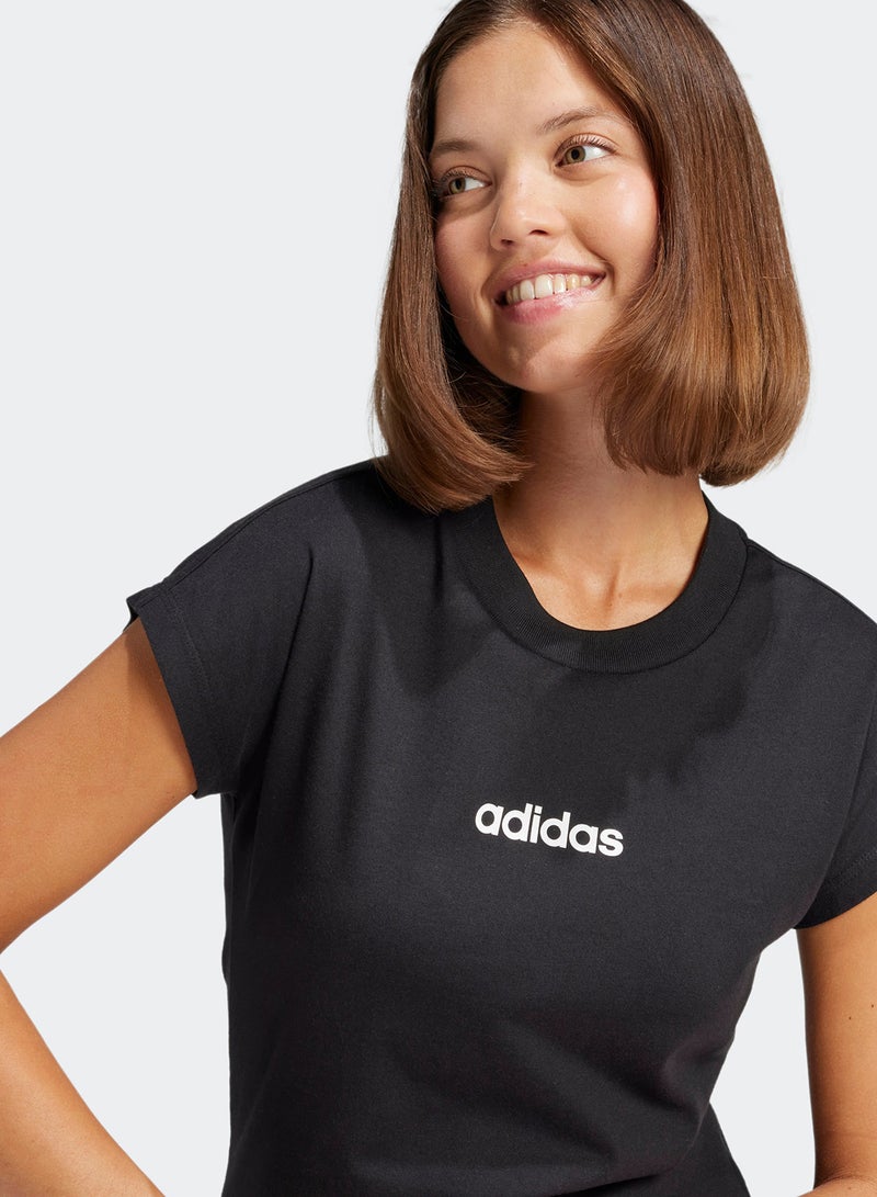Adidas Essential Linear T-Shirt - Image 3