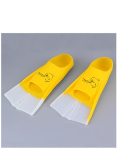 Silicone Swim Training Short Fins, Yellow/White, Size L (39-41) - pzsku/Z5F9E73C1D5689018CE49Z/45/_/1692199226/88284d0a-c158-428c-9b1f-62e1c9481f86