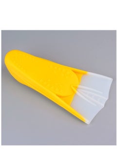 Silicone Swim Training Short Fins, Yellow/White, Size L (39-41) - pzsku/Z5F9E73C1D5689018CE49Z/45/_/1692199227/ac799d15-291a-4432-843f-c4c7e3043537