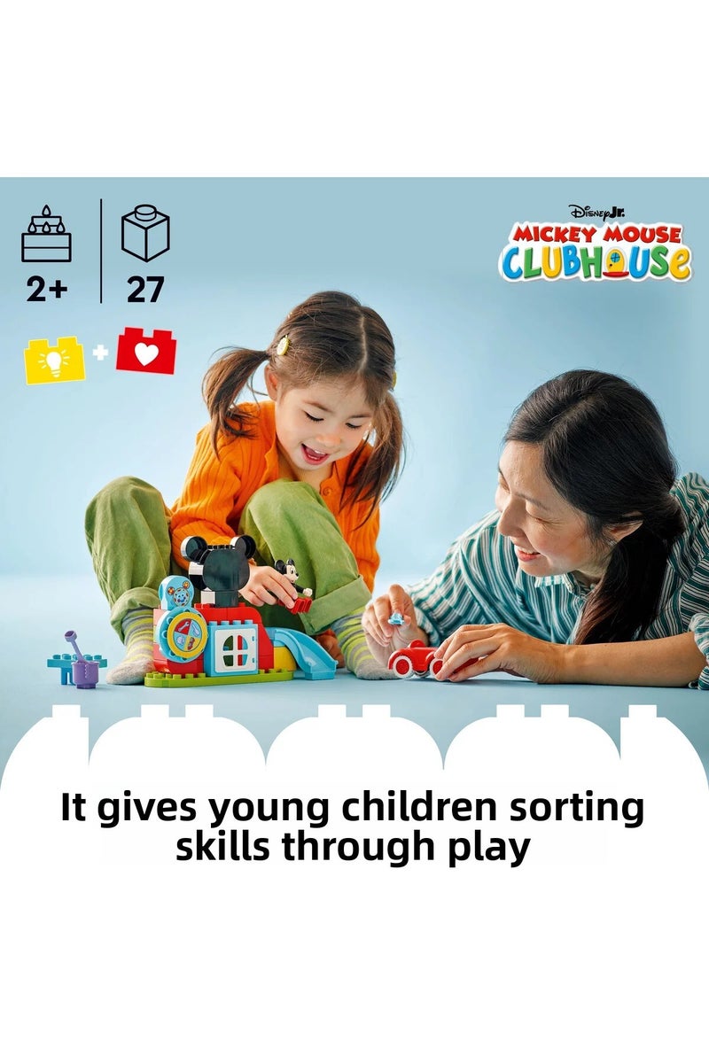 LEGO DUPLO | Disney Mickey Mouse Clubhouse & Car Set - Colour Sorting Toy with a Character Figure - - Image 5