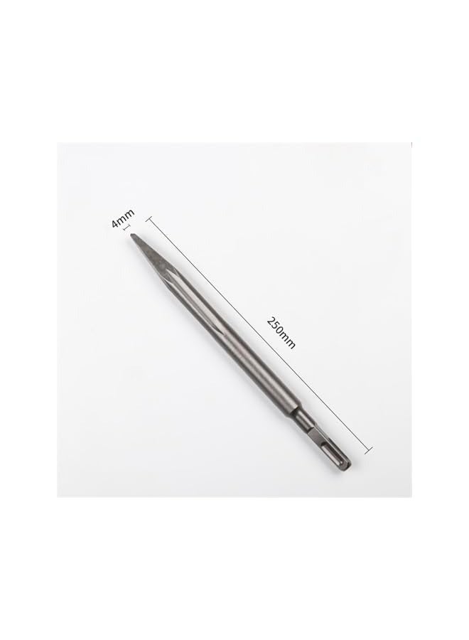 PROMASS 3pcs,Self-Sharpening Chisel Set,square handle tip flat chisel pick braze electric hammer pick shovel wall king concrete slot  - Image 4