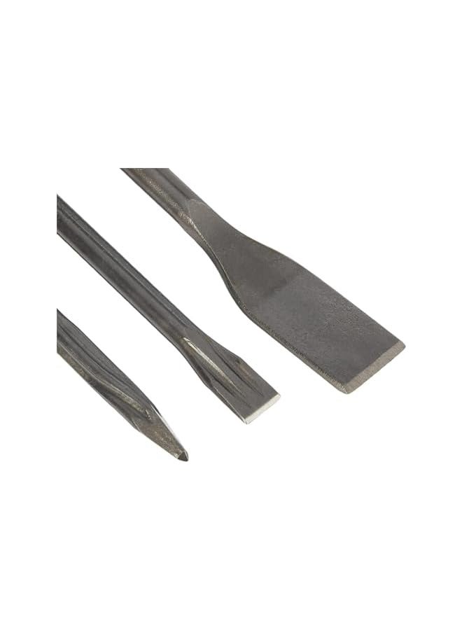 PROMASS 3pcs,Self-Sharpening Chisel Set,square handle tip flat chisel pick braze electric hammer pick shovel wall king concrete slot  - Image 5