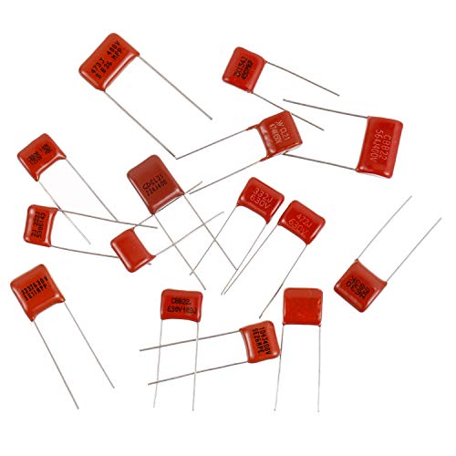 BOJACK 15 Values 150 Pcs Metallized Polypropylene Film DC Capacitor 400V/0.01uF ~ 0.56uF 630V/ 0.001uF ~ 0.068uF Assortment Kit - Image 4