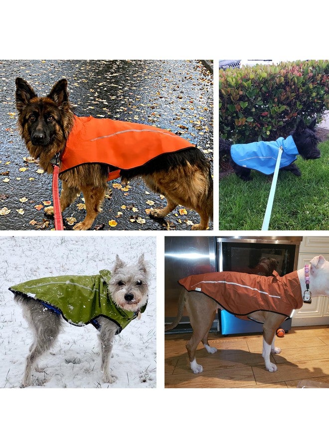 مايل هاي لايف | معطف واق من المطر للكلاب | ملابس حيوانات أليفة مقاومة للماء وقابلة للتعديل | سترة مطر خفيفة الوزن مع شريط عاكس | إغلاق سهل، وردي ساخن، كبير - Image 5