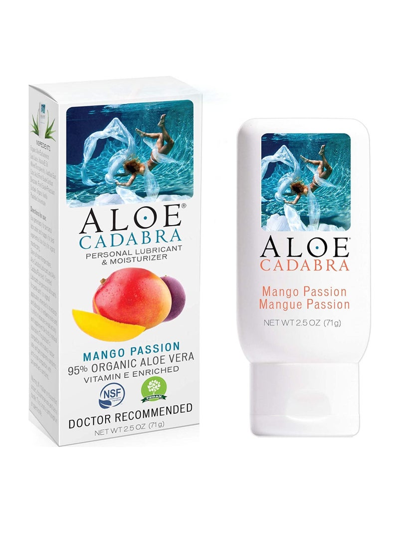 Aloe Cadabra - Flavored Personal Lubricant Organic Natural Mango Passion Lube - Image 1