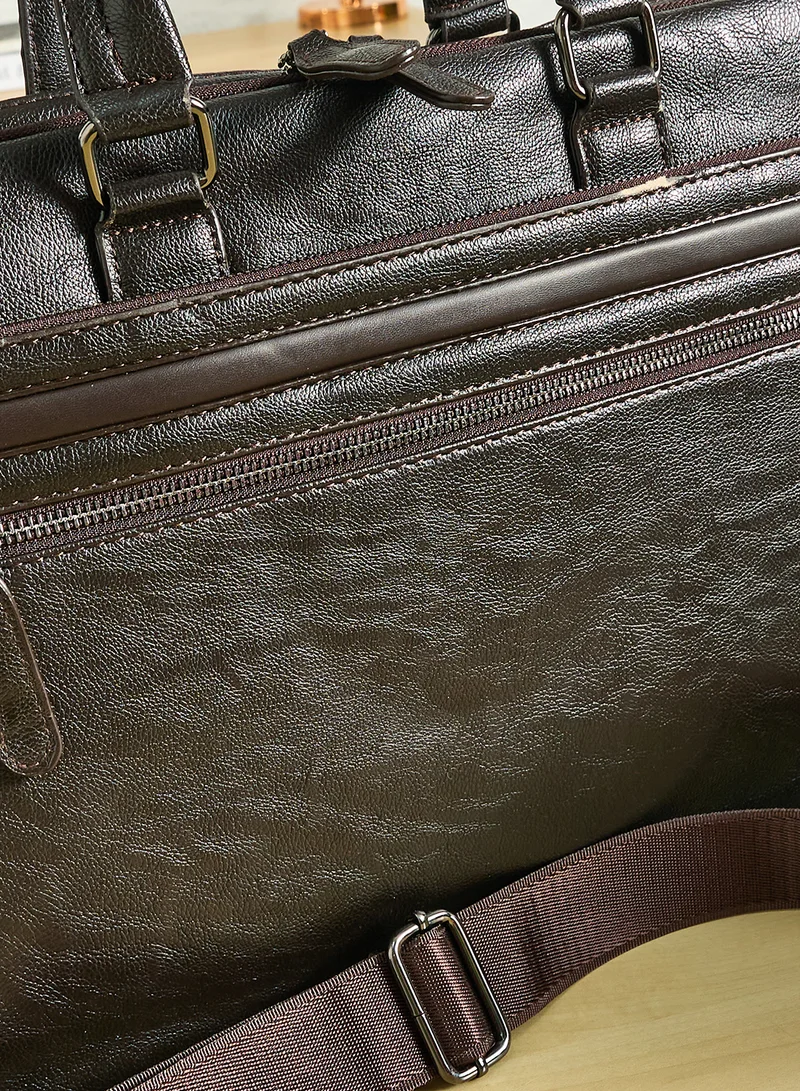 Robert Wood Multiple Compartment Laptop Bag