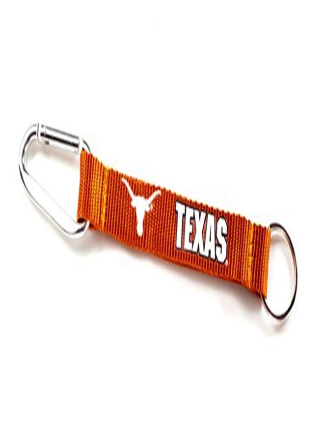 aminco NCAA Texas Longhorns Carabiner Lanyard Keychain - Image 1
