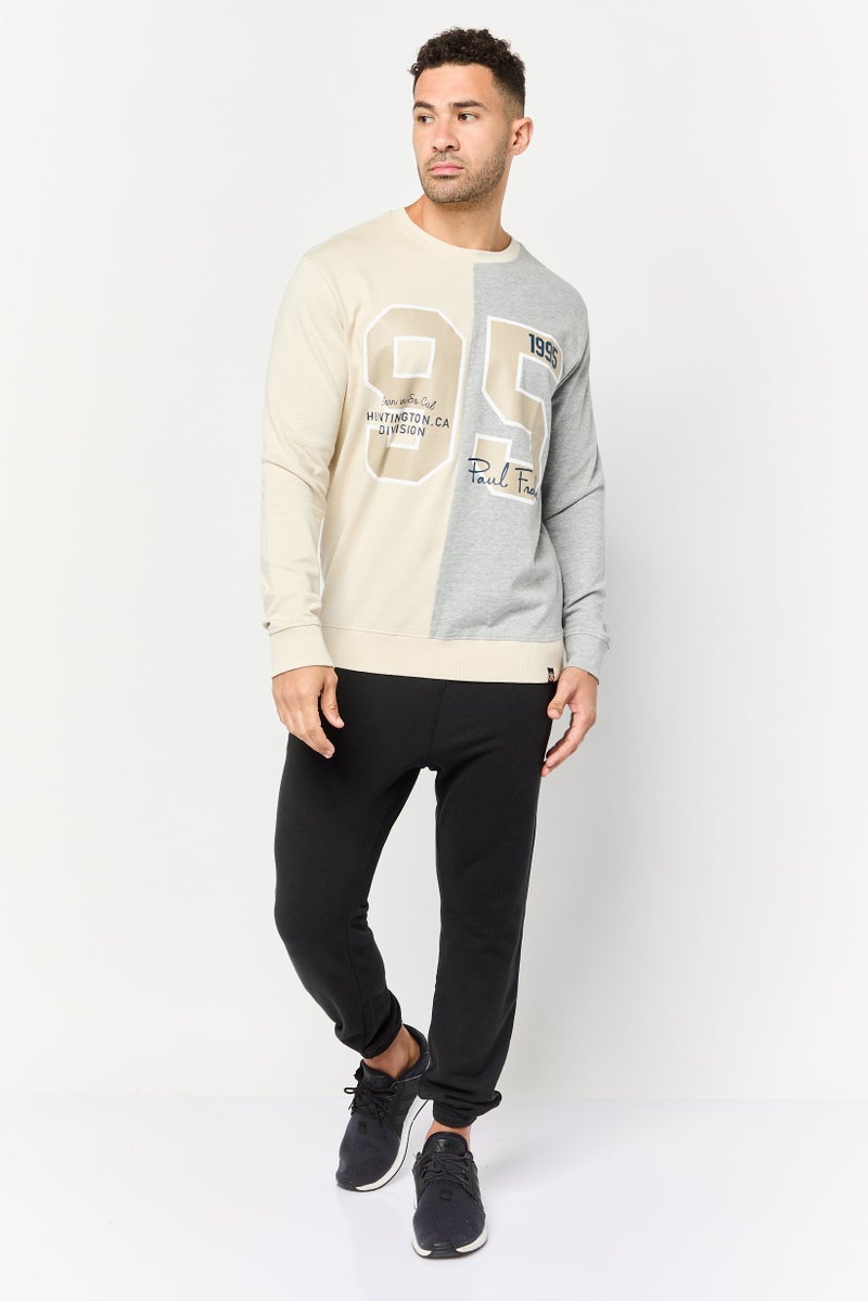 Paul Frank سويت شيرت رجالي بأكمام طويلة وطباعة جرافيك على شكل طاقم، متعدد الألوان - Image 2