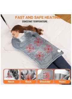 General Heating Pad for Back Pain Relief,Electric Heat Pads for Neck and Shoulders Large Fast Heat Pad with 10 Heat Settings 3 Timer Options,Machine Washable  - Image 3
