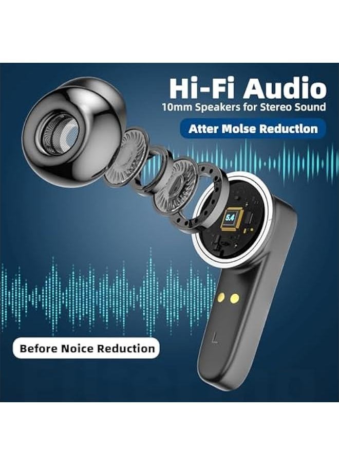 Generic - Language Translation Earbuds, 144 Languages Online Translation, Translation Earbuds Real Time, Two-Way Bluetooth Translator Device Earphone with APP for Travel Business Learning - Image 1