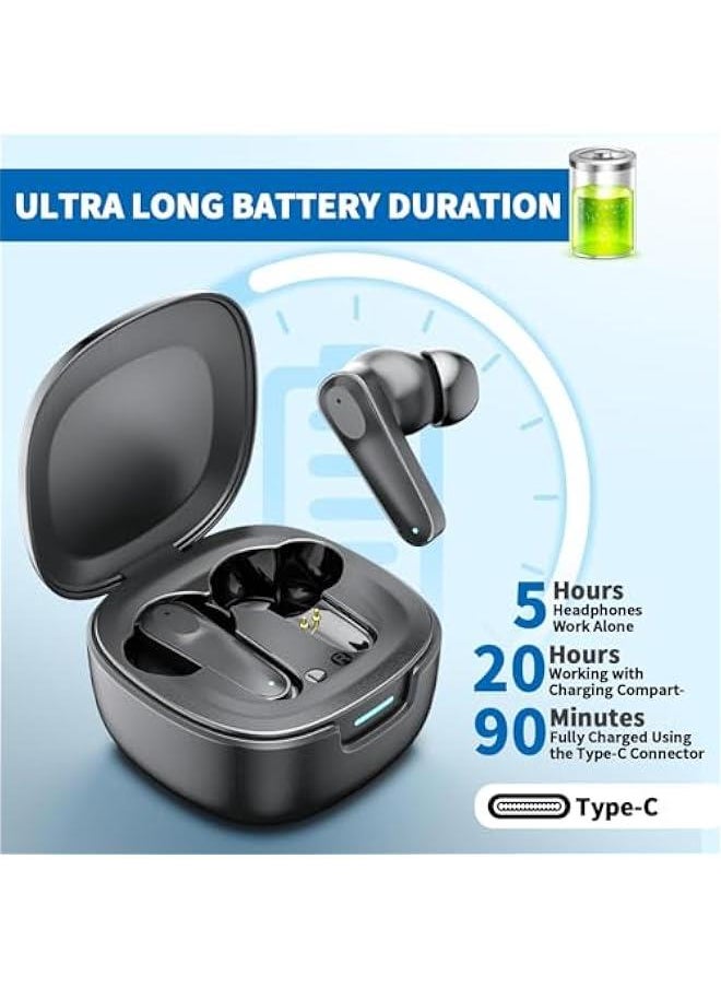 Generic - Language Translation Earbuds, 144 Languages Online Translation, Translation Earbuds Real Time, Two-Way Bluetooth Translator Device Earphone with APP for Travel Business Learning - Image 1