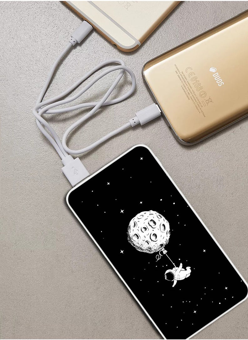 Theodor - 10,000 mAh Super Fast Charging Ultra Compact Power Bank with Quick Charge & Power Delivery, Portable Charger For iPhone and Android Astraonaut Imagination - Image 1