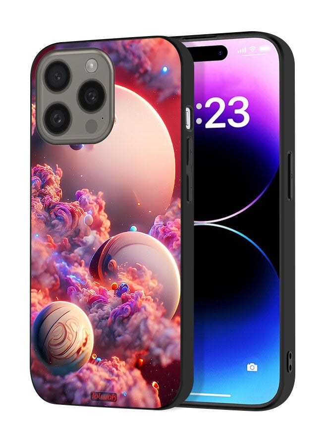 Tolwak Apple iPhone 15 Pro Max Protective Case Cover Clouds Abstract Art - Image 1