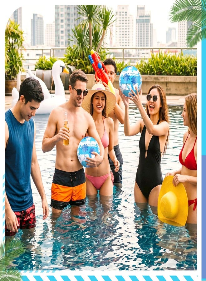 Jenaai 8.5 Inch Waterproof Water Volleyball for Pool with Pump All-Purpose Soft PU Beach Volleyball for Adults Swimming Pool Summer Game Accessories Outdoor and Indoor(Blue/Light Blue) - Image 5