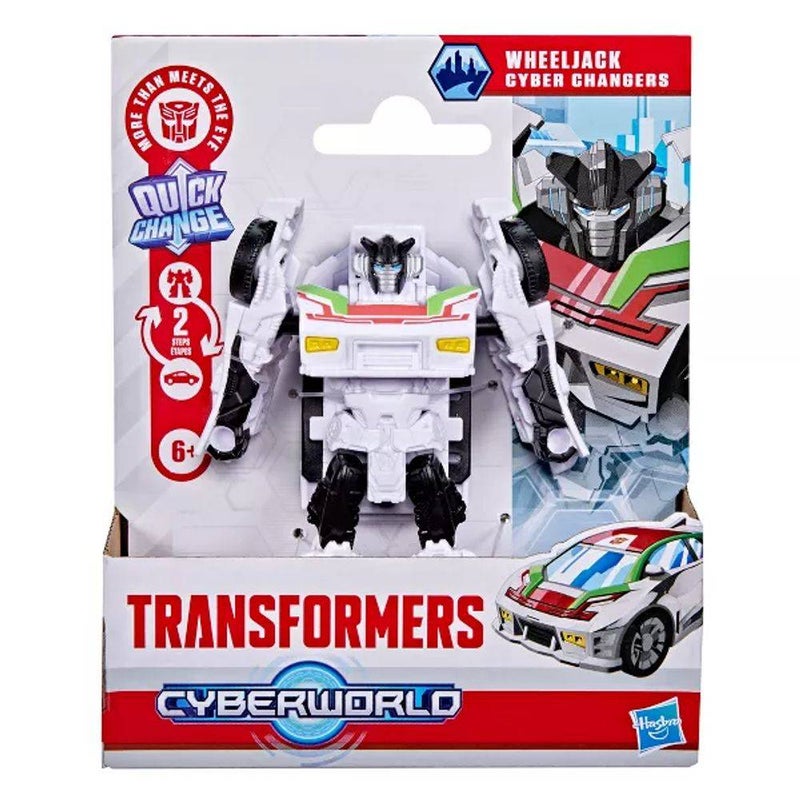 Transformers Cyberworld 2-in-1 Cyber Changers Wheeljack Action Figure (10 cm)
