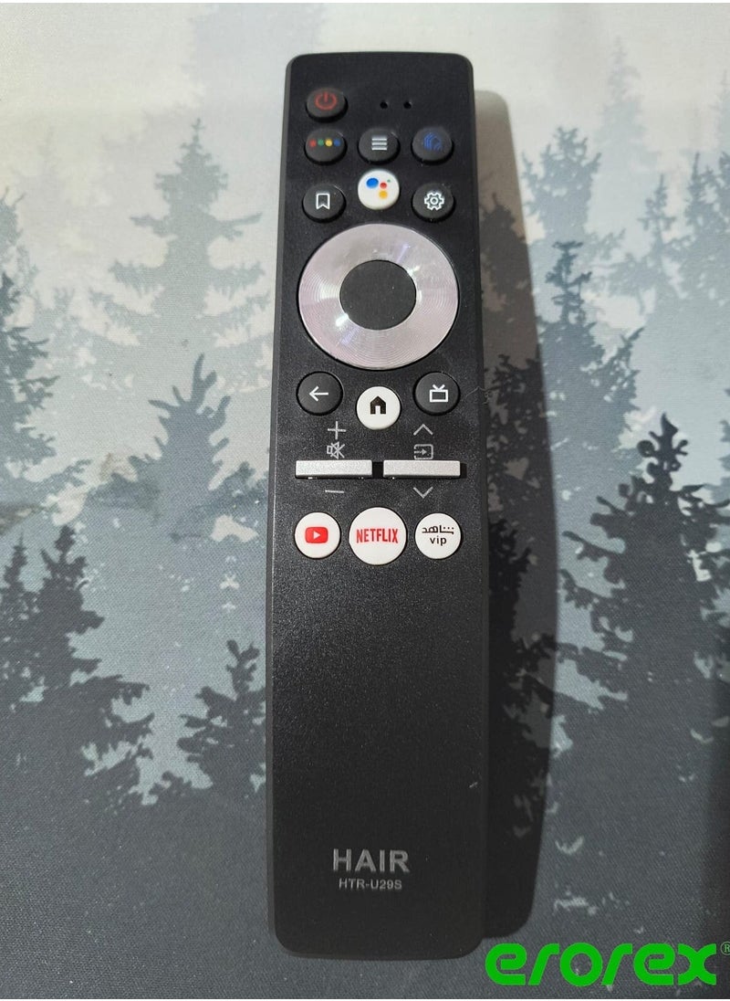 HuHa - Bluetooth Remote Control for Haier HTR-U29A and LE Series LED HDTVs with Android TV Integration - Image 1