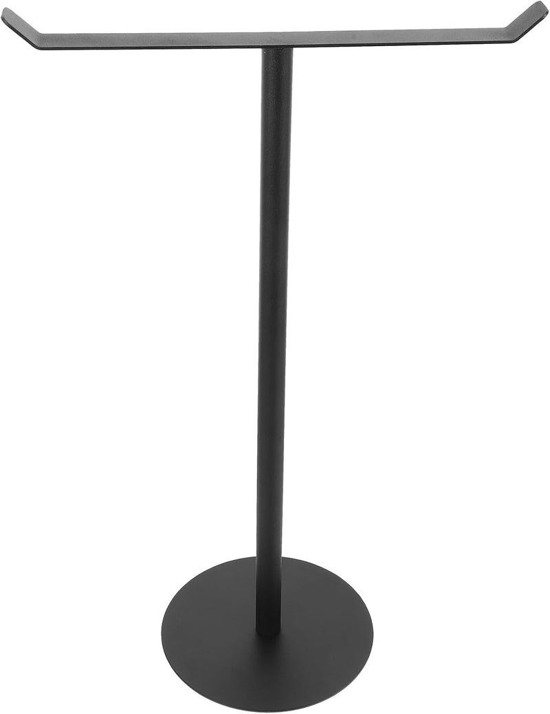 TOYANDONA Standing Towel Rack Round Base Iron Vertical Towel Storage Holder for Bathroom and Kitchen with Balanced Base - Image 1