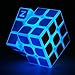 TANCH Blue Fluorescent Speed Cube 3x3x3 Glow in The Dark Luminous Magic Cube Puzzle Toy - Image 2