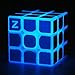 TANCH Blue Fluorescent Speed Cube 3x3x3 Glow in The Dark Luminous Magic Cube Puzzle Toy - Image 3