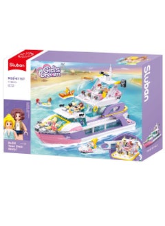 Sluban Sluban - Girl's Dream Yacht 1108 Pieces - M38-B1167  - Image 1