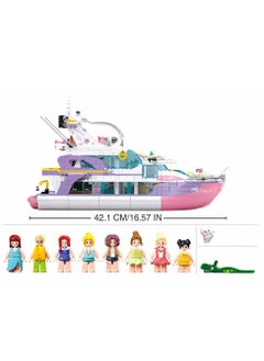 Sluban Sluban - Girl's Dream Yacht 1108 Pieces - M38-B1167  - Image 3