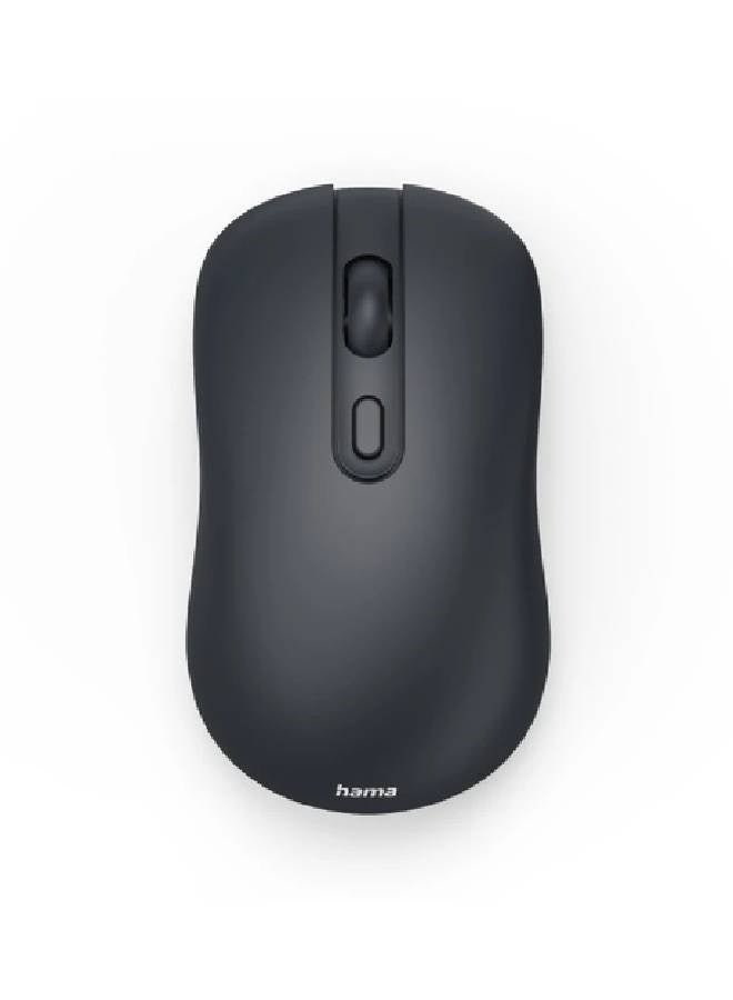هاما ماوس لاسلكي بصري Hama WM-200، 4 أزرار، نقرة صامتة - أسود - Image 1