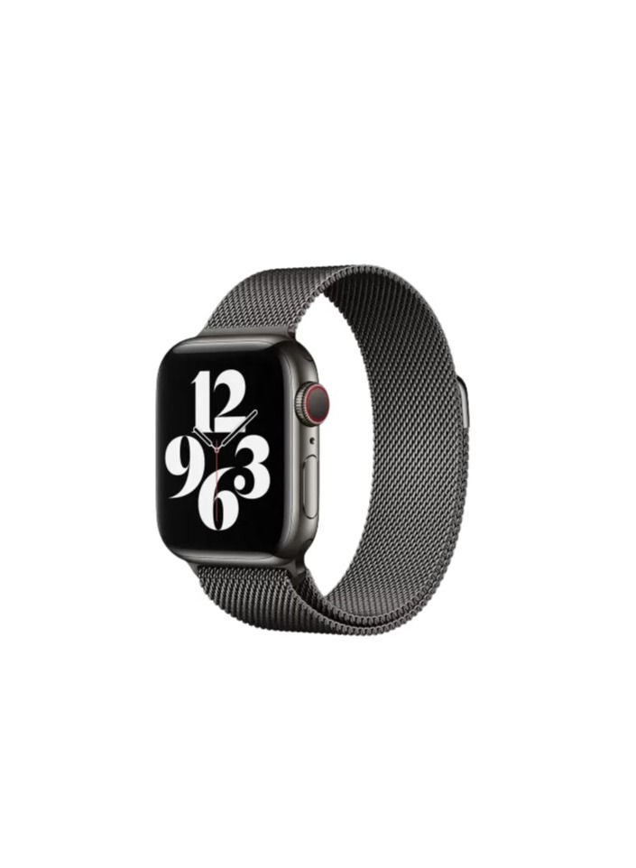 Protect Milanese Stainless Steel Watch Strap - Gray Color II Compatible With iWatch 42mm,44mm,46mm  - Image 1