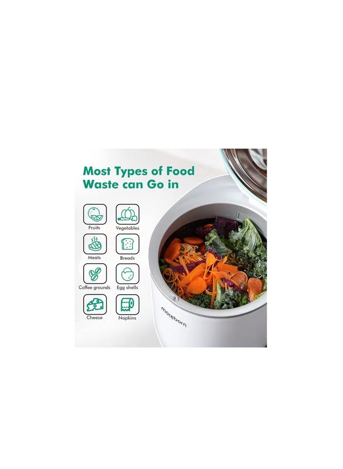 جنرال MoreBorn Electric Kitchen Composter with 12L capacity | Directly Transform Waste to Fertilizer  - Image 3