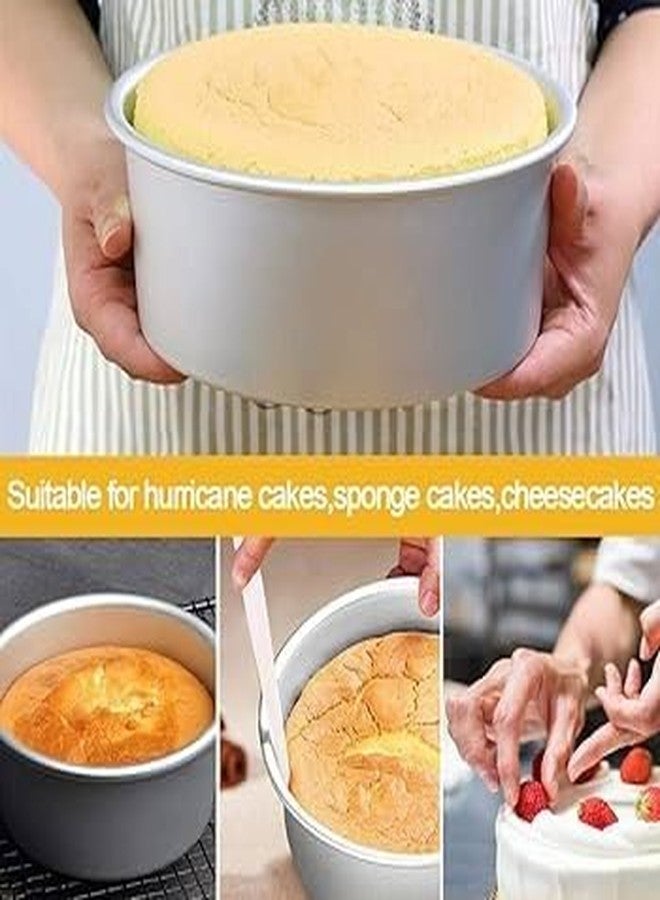 رويالز قالب كيك رويالز من الألومنيوم (دائري 4 بوصة) قالب كيك صينية كيك قوالب كيك صواني كيك قوالب كيك أدوات الخبز - Image 4