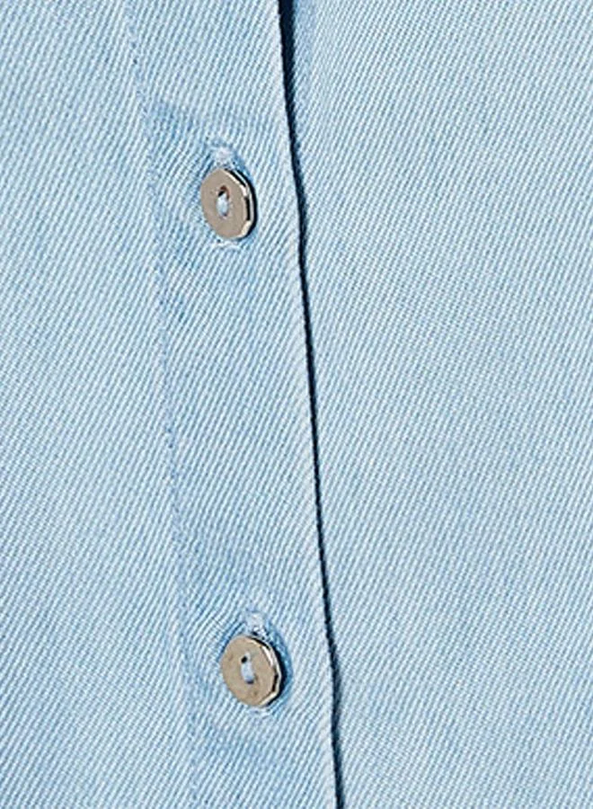 Splash FAV Denim Lyocell Shirt Bishop Sleeves