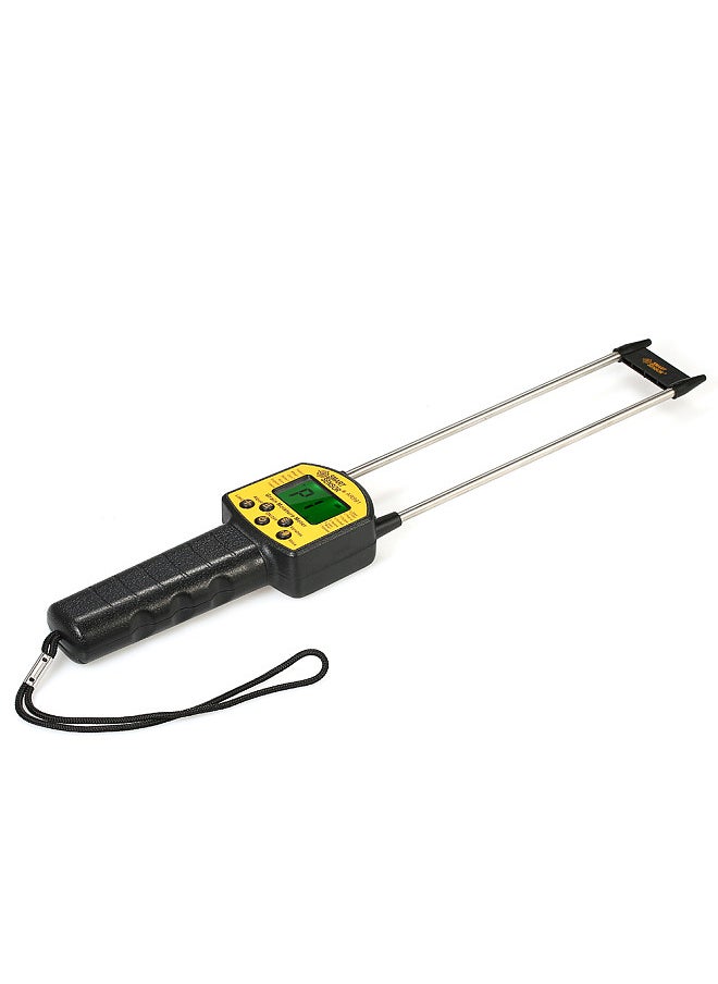 SMART SENSOR Handheld Moisture Meter LCD Digital Grain Moisture Meter Hygrometer with Measuring Probe for Corn Wheat Rice Bean  - Image 1