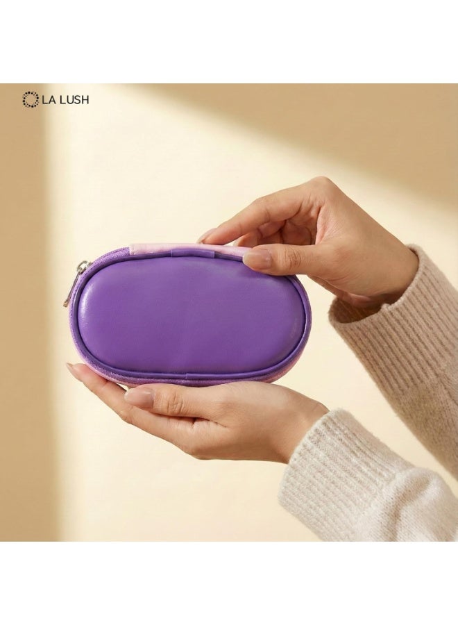 LA LUSH Travel Makeup Brush Bag – Empty Portable Cosmetic Brush Storage Pouch, Lightweight Organizer Case for Makeup Brushes, Ideal for Travel & Daily Use - Image 3