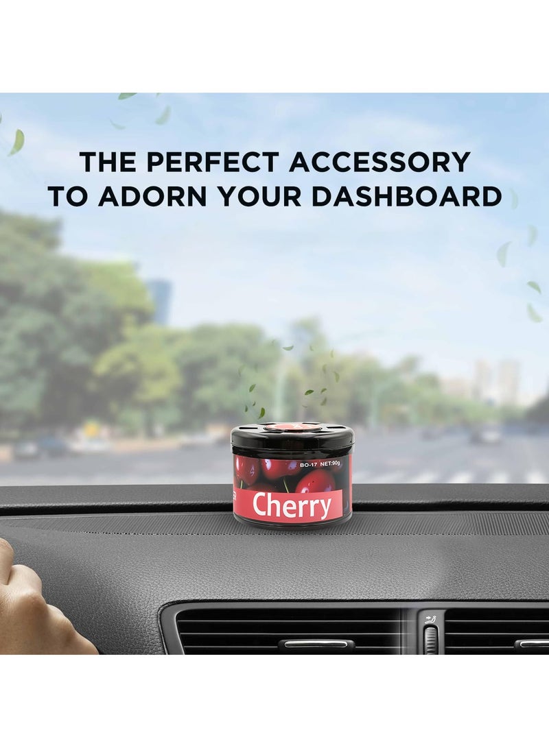 Black ODOR Cherry Air Freshener 90g Long Lasting Fragrance for Cars, Homes, and Offices  BO-17 - Image 3