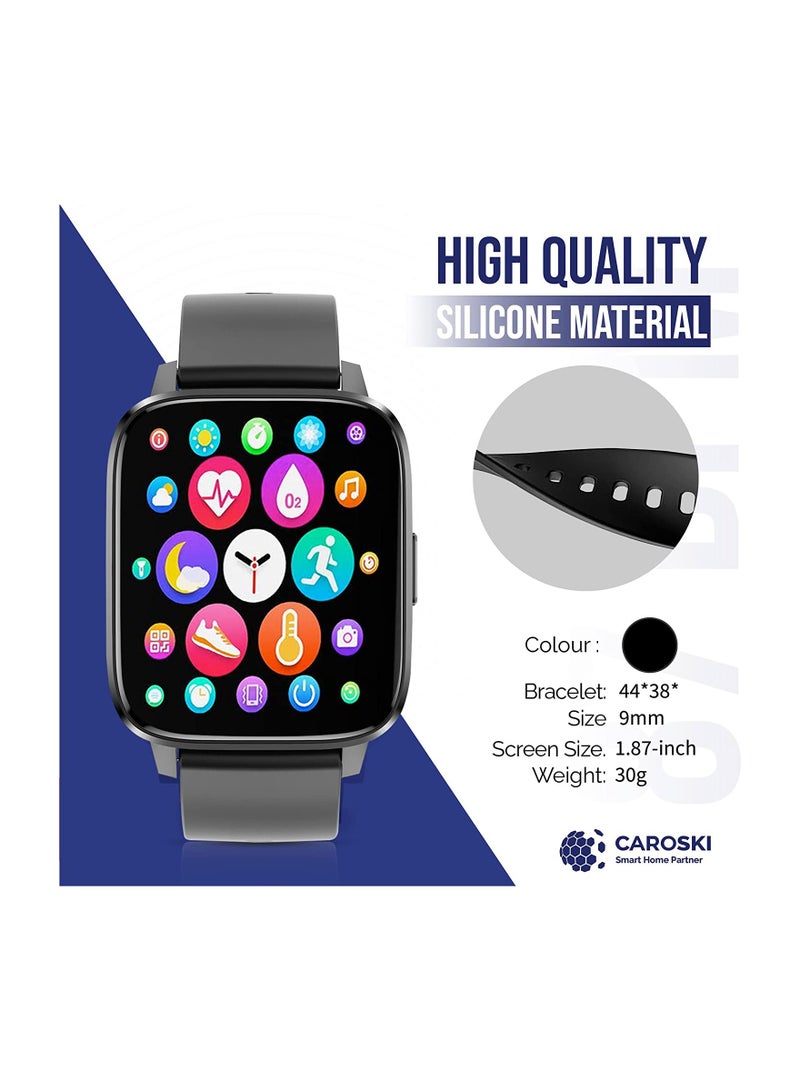 CAROSKI Smart Watches for Men and Women - Fitness Tracker Technology Multiple sports modes - Dual Bluetooth 5.0 - Smart Watch to Monitor Blood Oxygen (DTX MAX) - Image 2