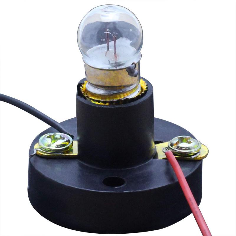 E10 Mini Bulb Holder: Black Screw Type Mini Light Socket - E10 Socket Holder for DIY Circuit Accessories, Electrical Experiment Kits, DIY Lighting Projects - Image 4