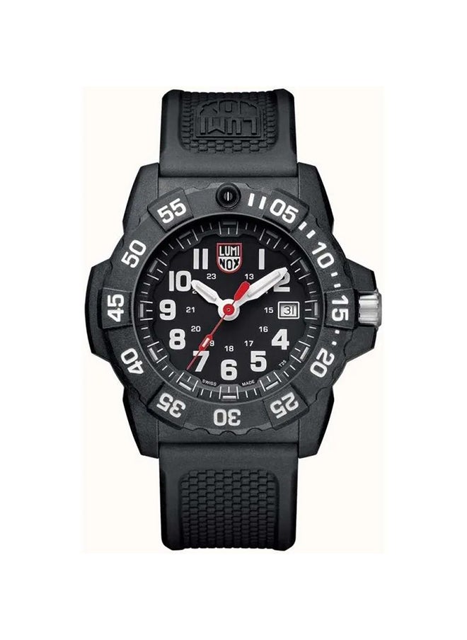 Men's Analog Round Shape Rubber Wrist Watch XS.3501.F - 45 Mm