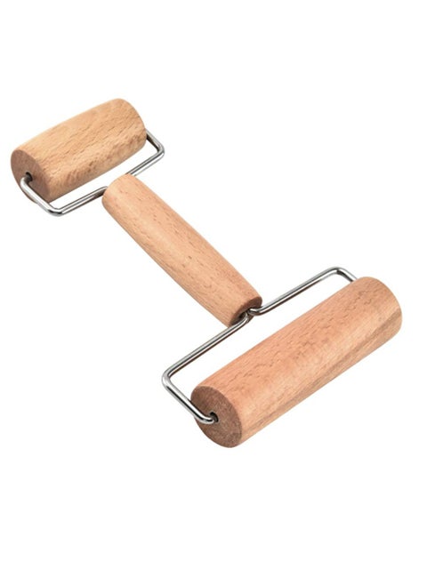 T-shaped baking  stick wooden rolling pin brown 6.89 * 4.13 * 1.18in