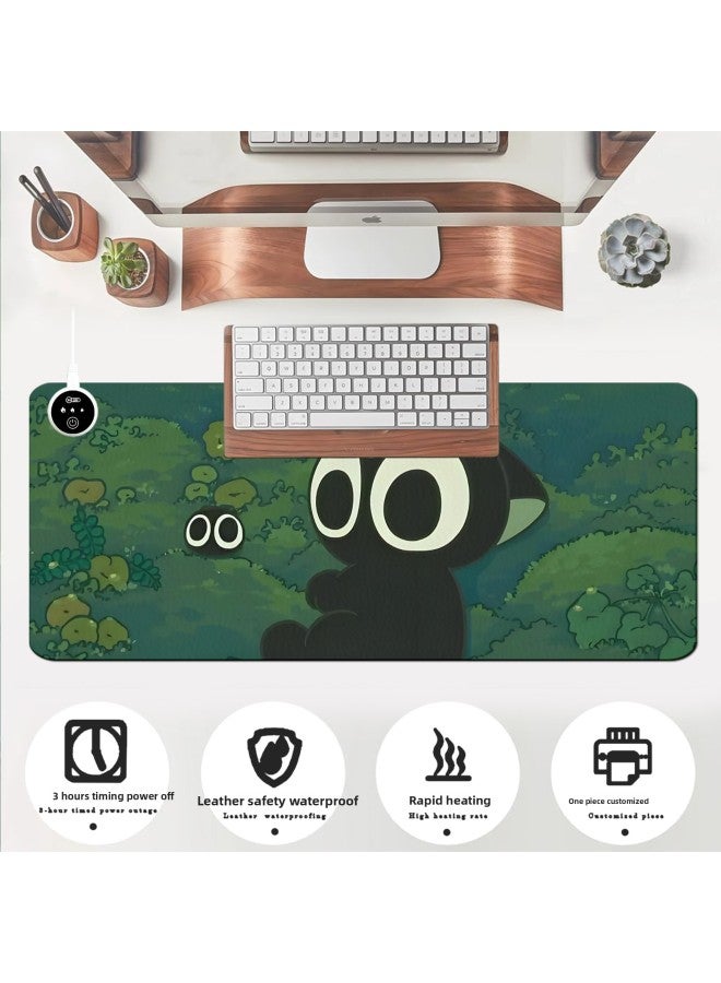 Luo Xiaohei Peripheral Heating Pad Extra Large Heating Mouse Pad Office Computer Desk Heating Pad Writing Office Hand Warmer Pad-Color:330*800*2mm-Pattern:（29）-3-（106） - Image 2