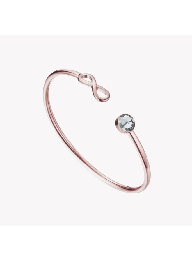 زنك سوار زينك النسائي من الستانلس ستيل باللون الوردي الذهبي | ZFBG005RGC - Image 1