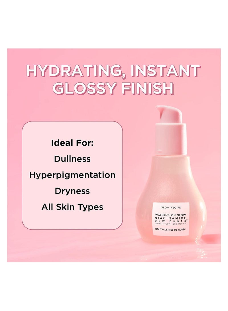GLOW RECIPE Watermelon Glow Niacinamide Dew Drops Serum Mini - 15ml - Image 4