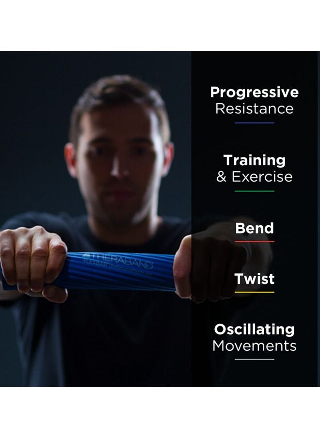 TheraBand - Flexbar, Heavy/Blue - Image 1